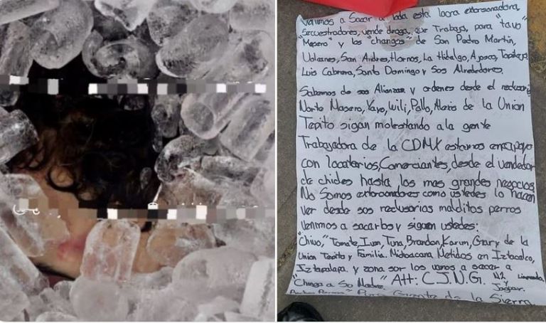 Cabeza humana en Reclusorio Norte