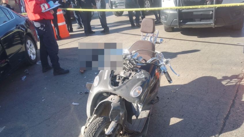 Fatídico accidente: Motociclista muere tras impactarse contra vehículo en Tultitlán