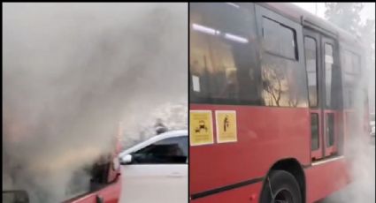 Desalojan a 60 pasajeros de la Línea 3 del Metrobús por reporte de humo en la unidad