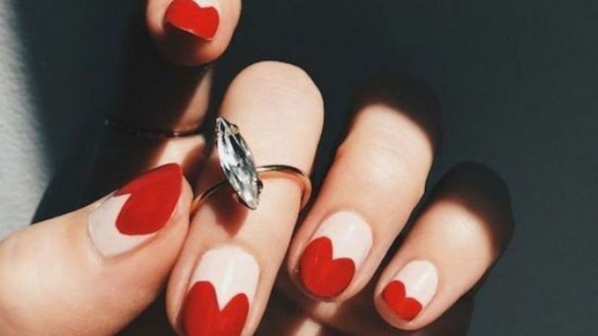 Uñas con corazones: 5 ideas románticas para el 14 de febrero 2024