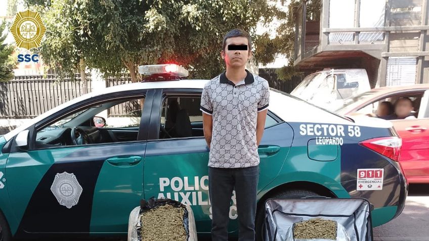 Encuentran maletas con 20 kilos de marihuana en la TAPO; intentaba llevarla a Veracruz