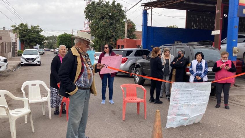 Cajeme: Vecinos del Municipio Libre se manifiestan y cuestionan donde están las autoridades