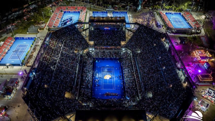 Por gritar "CU, CU, Pumas" retiran a fans de juego del Abierto Mexicano de Tenis