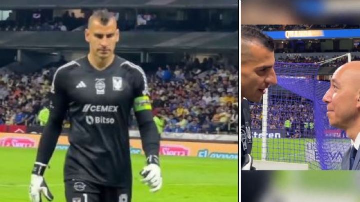 Nahuel Guzmán acusa en plena transmisión del América vs Tigres a colectivo femenino