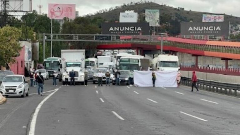 Bloqueo de Transportistas en Edomex 
