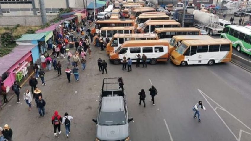 Transportistas colapsarán el Estado de México con Mega Bloqueo de carreteras