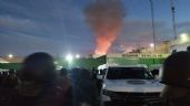 Foto ilustrativa de la nota titulada VIDEO: Arde en llamas penal de La Pila en SLP; reportan motín por abusos a reos