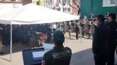 Foto ilustrativa de la nota titulada Rinden emotivo homenaje al policía asesinado en el penal de La Pila en San Luis Potosí