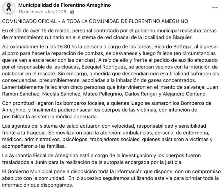 Tragedia en Buenos Aires: Seis Personas Pierden la Vida en Intento de Rescate en Pozo