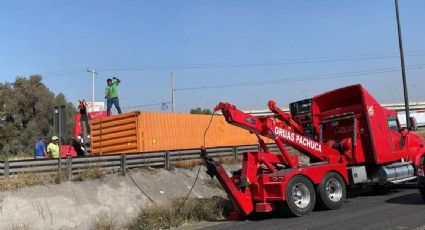 Caos en el Circuito Exterior Mexiquense: Trailer sin frenos impacta contra 7 vehículos