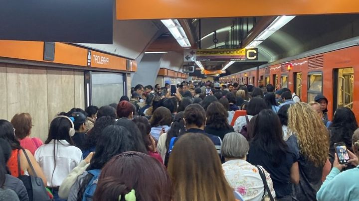Línea 7 del Metro: Caos, tráfico y hartazgo; Usuarios 'pelean' por llegar a su destino