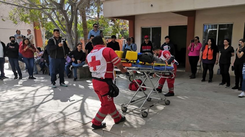 Unison Navojoa realiza con éxito Simulacro de Evacuación de Edificios por incendio