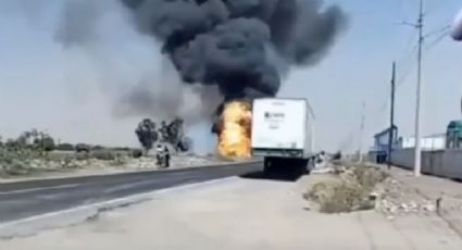 Explota pipa de combustible en Edomex; impactantes FOTOS muestran el momento del accidente