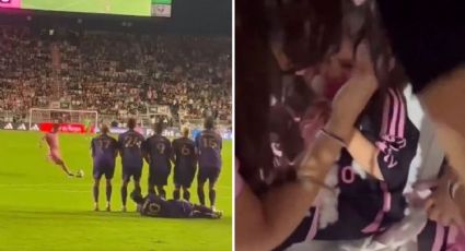 VIDEO: Lionel Messi da balonazo a una pequeña por accidente y reacción del padre sorprende