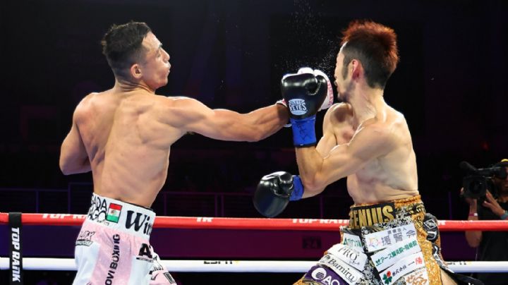 'Venado' López vence por nocaut a Reiya Abe y retiene su título pluma de la FIB (VIDEO)