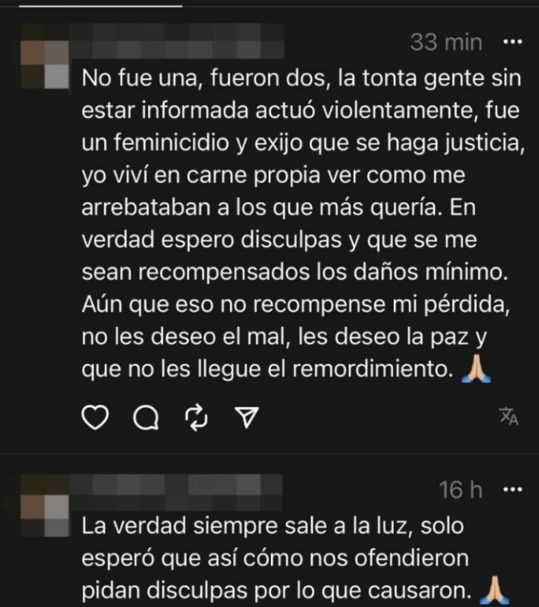 Hija de Ana Rosa exige justicia por el feminicidio de su madre