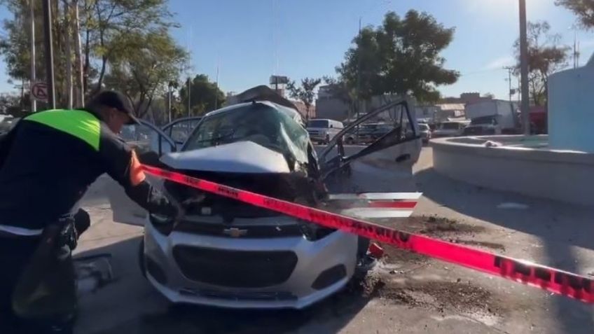 Accidente en Insurgentes deja una mujer muerta y un herido; Fiscalía investiga