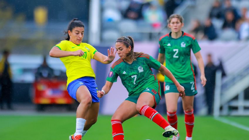 Termina el sueño: México Femenil pierde ante Brasil y quedan eliminadas de la Copa Oro W