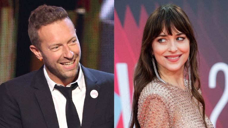 Dakota Johnson y Chris Martin
