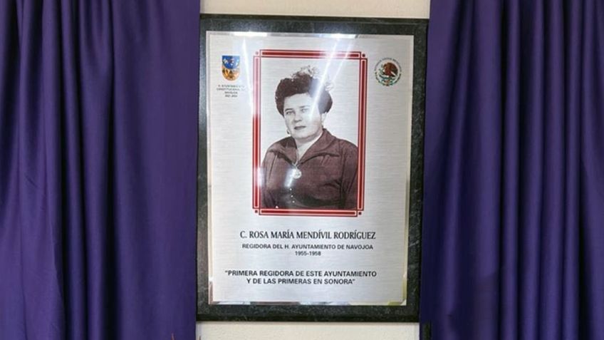 Día de la Mujer: Rosa María Mendívil, primera regidora de Navojoa es inmortalizada