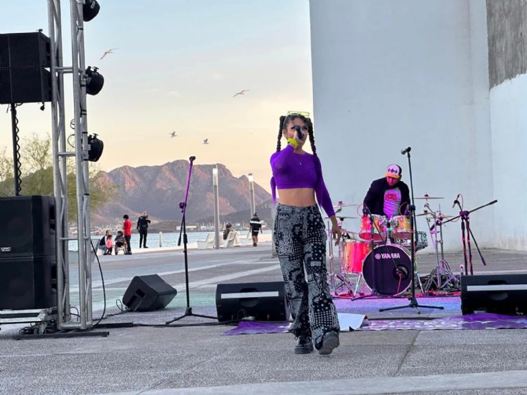 La marcha concluyó con un festival en Guaymas