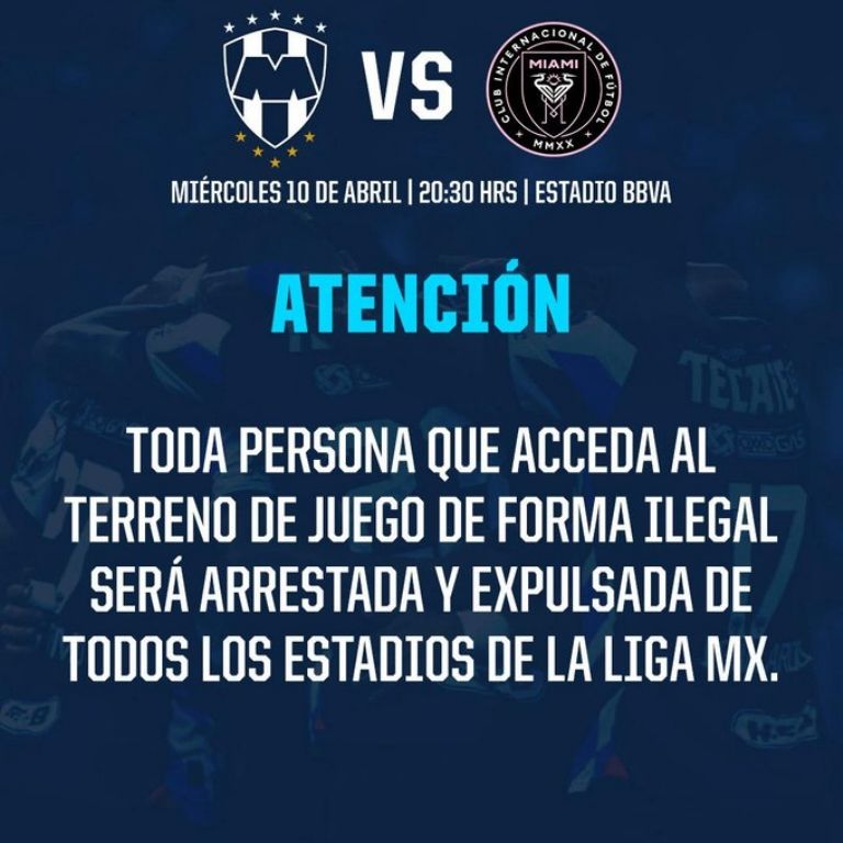 Rayados de Monterrey manda mensaje a sus fanáticos. Foto: Twitter