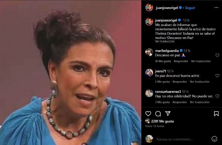 Confirman la muerte de Thelma Dorantes