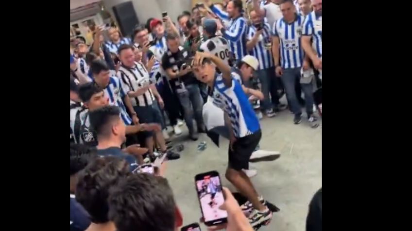 VIDEO: Seguidores de Monterrey pisotean y bailan sobre camiseta de Messi tras derrota