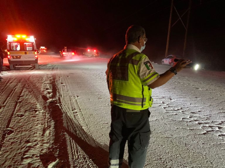 Cemento en la carretera