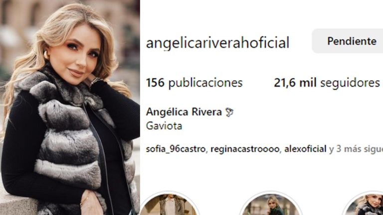 Angélica Rivera hace pública su cuenta de Instagram