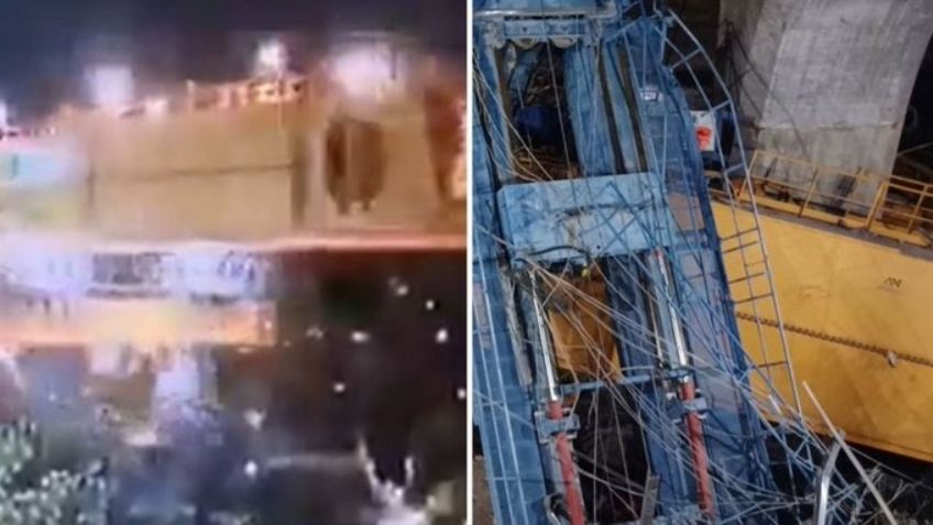 Nuevo accidente en el Tren Interurbano queda en VIDEO: Estructura metálica colapsa