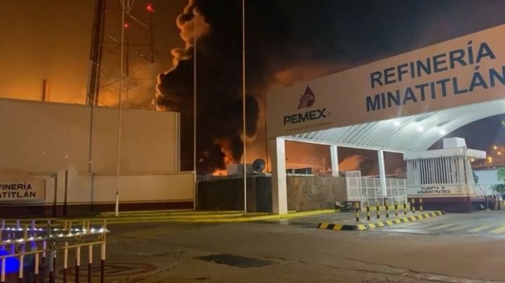 Incendio en la Refinería de Minatitlán: Reportan explosión y fuerte fuego; esto sucedió