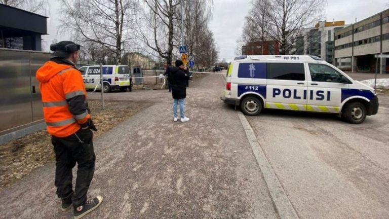 Policía detiene a autor de tiroteo de Finlandia. Foto: Twitter
