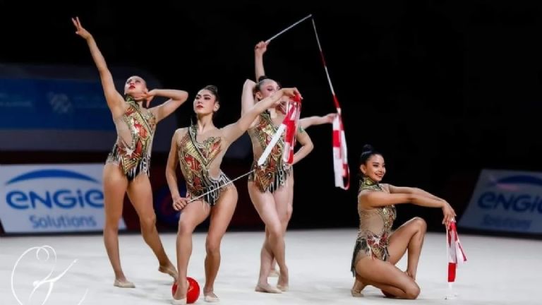 Brillante Actuación de la Selección Mexicana de Gimnasia Rítmica en Francia