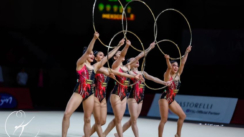 Selección Mexicana de Gimnasia Rítmica gana plata en Francia y se encamina a las Olimpiadas