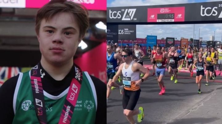 Él es Lloyd Martin, el atleta con síndrome de Down que rompió récord en Maratón de Londres 2024