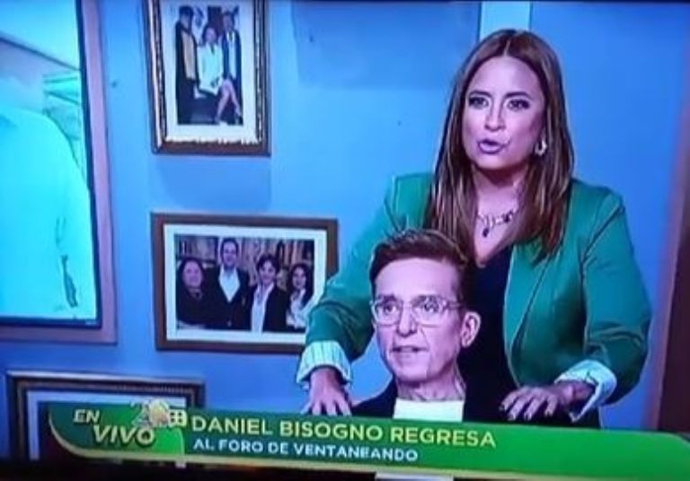 Daniel Bisogno reaparece en Ventaneando