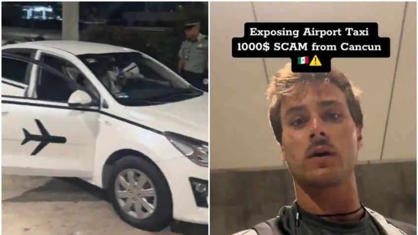 Taxista en Cancún intenta cobrar 17 mil pesos a extranjeros; Guardia Nacional lo detiene