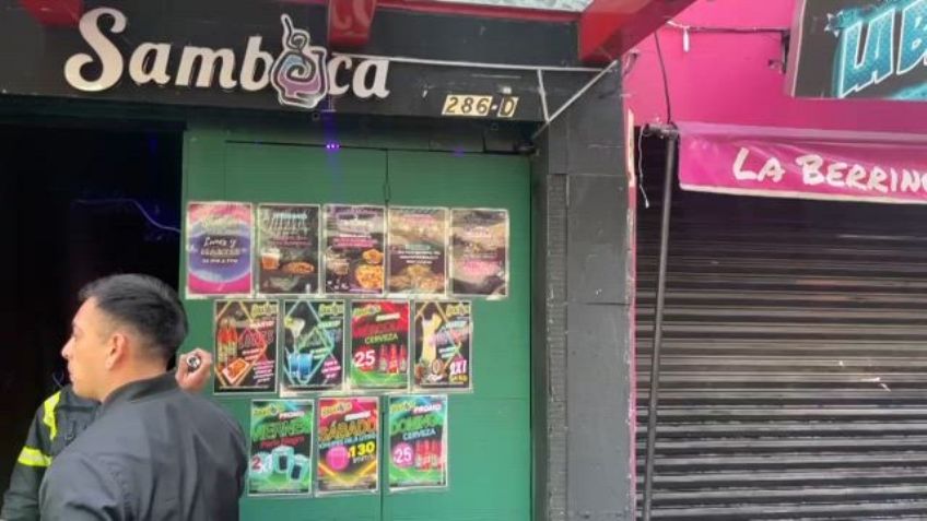 Incendio en el bar 'Sambuca' de la colonia Anáhuac moviliza a bomberos