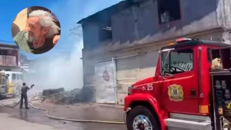 Rescatan a invidente tras siniestro en Nogales, Sonora. Foto: Twitter