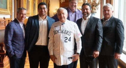 Así fue la reunión de AMLO con jugadores y directivos de los Astros y Rockies en México