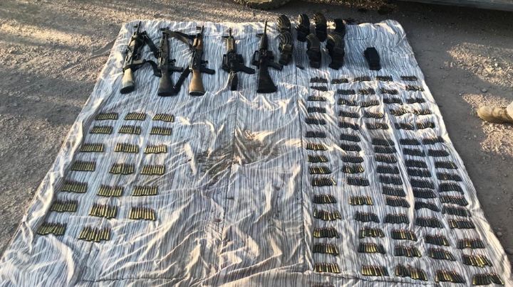 Tras agresión a militares en Sonora, abaten a dos sujetos y aseguran armas y explosivos