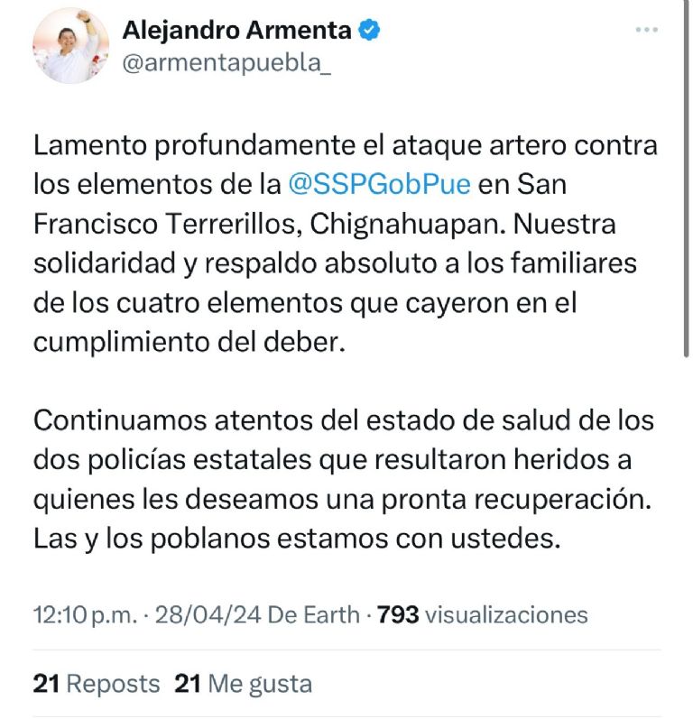 Balacera en Chignahuapan