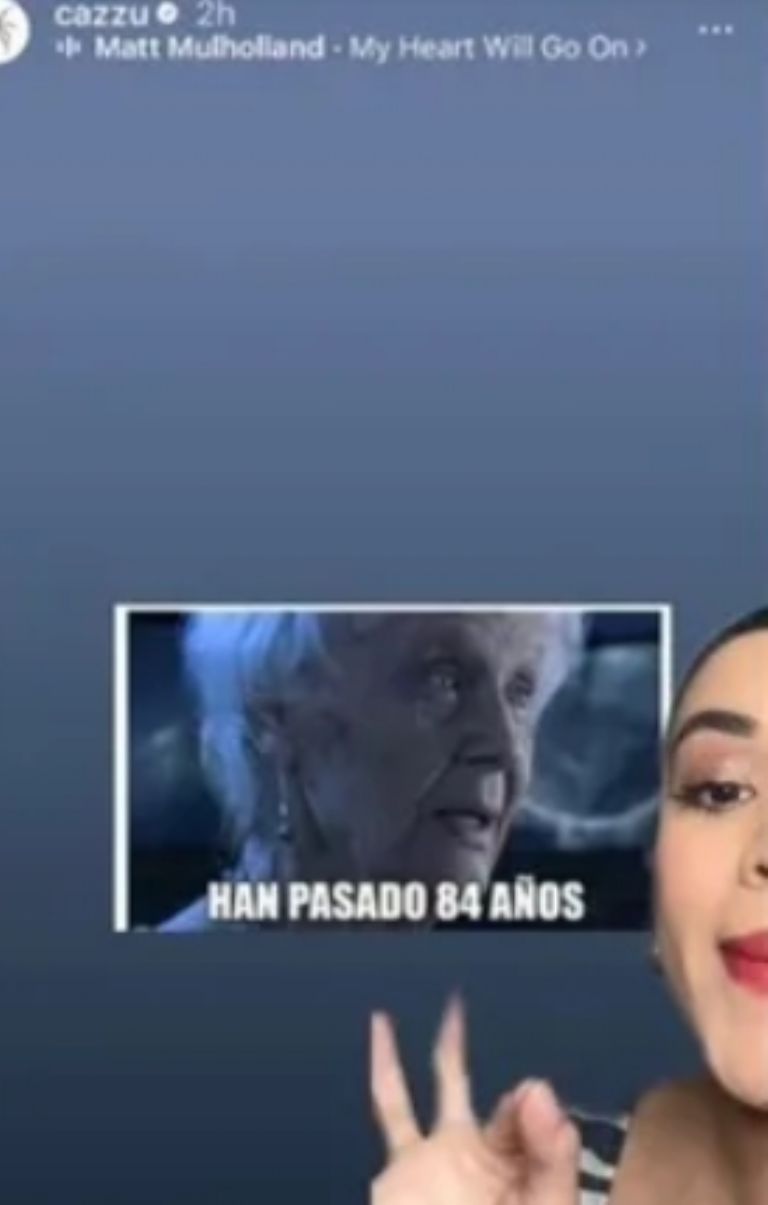 Cazzu se burlaría de Belinda con meme del 'Titanic'