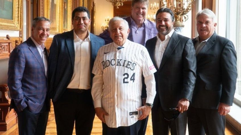 Así fue la reunión de AMLO con jugadores y directivos de los Astros y Rockies en México