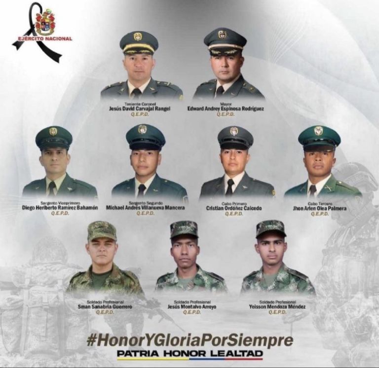 Identidades de las víctimas mortales del desplome del helicóptero 