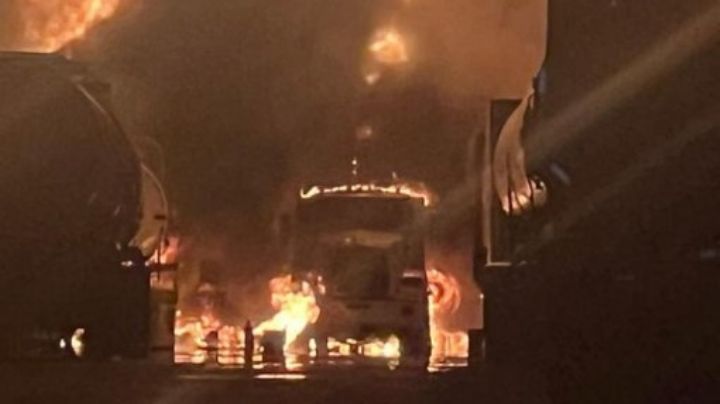 FUERTES VIDEOS: Explotan 5 pipas de gas LP al interior de una empresa en Hidalgo