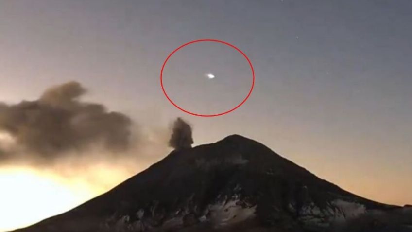 Misteriosa luz es captada en el Popocatépetl y despierta especulaciones en redes sociales