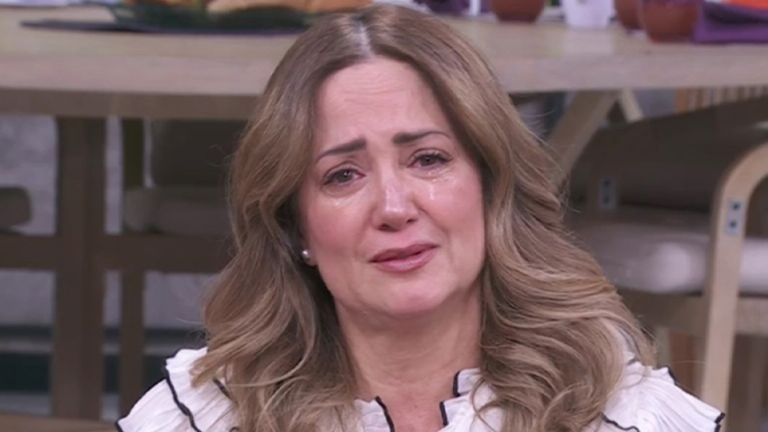 Andrea Legarreta sufre la muerte de un querido familiar