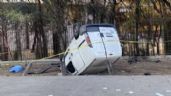 Fatídico accidente: Fuerte volcadura deja un muerto en Deportivo Oceanía, en CDMX